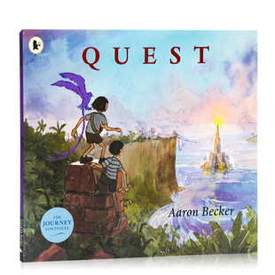 进口英文原版正版 凯迪克奖Quest 不可思议的旅程三部曲之二 彩虹国度  培养孩子想象力 儿童启蒙晚安无字书 Aaron Becker 平装
