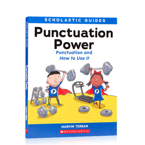进口英文原版正版 Scholastic Punctuation Power 标点符号的力量 学乐英语标点符号检查指南语法学习 儿童英语教辅工具书8-12岁