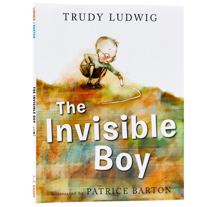 隐形男孩 英文原版 The Invisible Boy 儿童英语故事书精装 Trudy Ludwig 一个善举改变一个人 儿童启蒙认知图画书儿童章节桥梁书