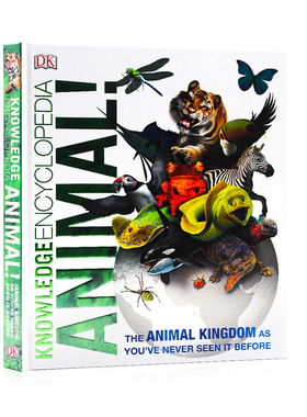 进口英文原版正版DK知识百科全书:动物 前所未见的动物王国 Knowledge Encyclopedia Animal!儿童动物科普 精美插图DK百科精装