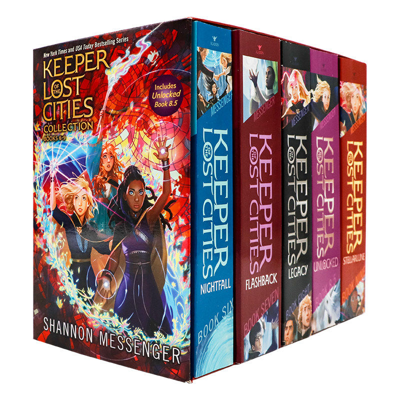 失落城市的守护者套装6-9英文原版 Keeper of the Lost Cities Collection Books青少年漫画小说中学生课外读物儿童冒险小说平装
