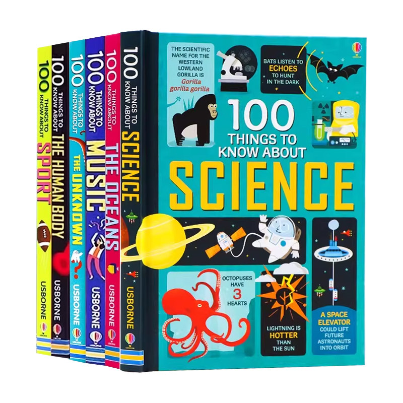 Usborne出品100大发现系列6册