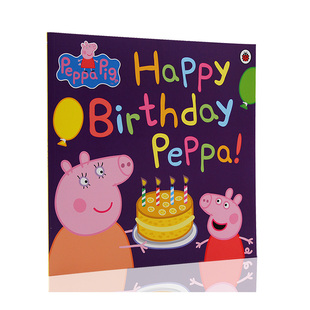 佩奇 生日快乐 Peppa Pig: Happy Birthday Peppa! 英文原版绘本 粉红猪小妹 小猪佩奇 平装 英语启蒙图画故事书