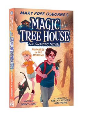 神奇树屋漫画版3木乃伊之谜 英文原版小说 Magic Tree House Mummies In The Morning儿童冒险图画故事桥梁章节书小学生课外阅读