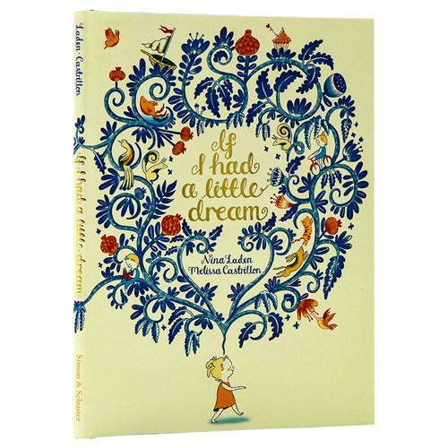 如果我有一个小小的梦 英文原版  If I Had a Little Dream 儿童课外故事绘本大开全彩 Nina Laden 梦想和现实交织的温柔故事
