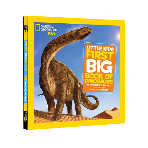 英文原版 精装大开 Little Kids First Big Book of Dinosaurs 恐龙 National Geographic 美国国家地理 百科