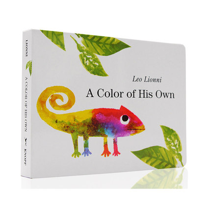 进口英文原版正版 A Color of His Own 自己的颜色 吴敏兰推荐儿童绘本书纸板书撕不烂3-6岁名家大师Leo Lionni作品 获凯迪克奖