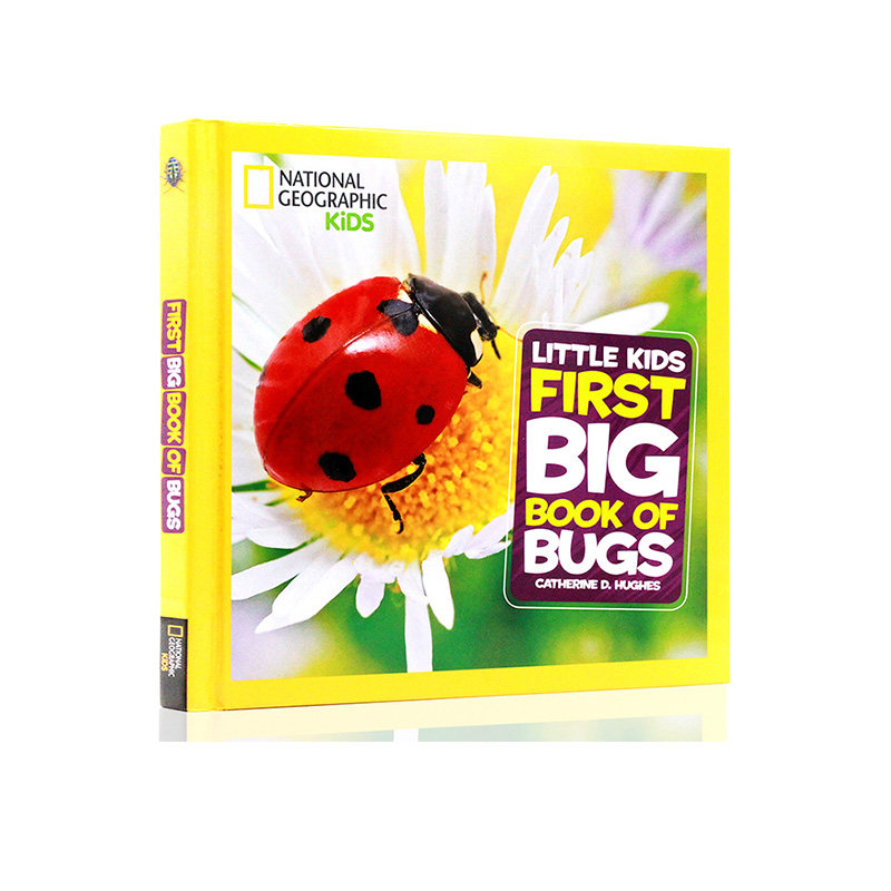 英文原版绘本 National Geographic 美国国家地理 Little Kids First Big Book of Bugs 儿童百科书 精装大开本英语启蒙绘本