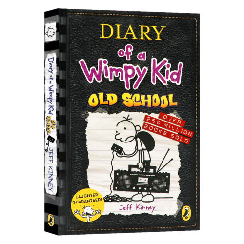 小屁孩日记#10 Diary of a Wimpy Kid Old School 小鬼日记 英文原版幽默小说读物 小学生成长阅读 Jeff Kinney 章节桥梁书8-10岁