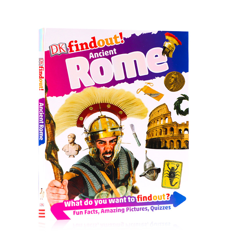 DK findout! Ancient Rome DK发现知识系列 古罗马 进口英文原版正版 儿童启蒙知识绘本英语读物 软精装 罗马科普百科 精美插图