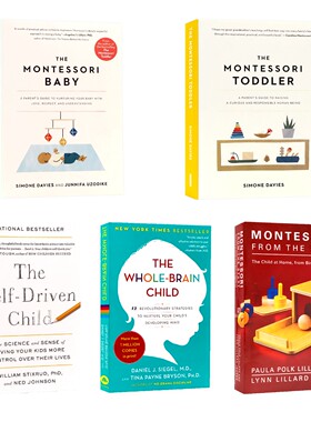 蒙台梭利启蒙期 英文原版全彩插图 新手父母的养育 全脑教养法 The Montessori Toddler蒙氏教育理念蒙特梭利育儿法尊重耐心 0-3岁