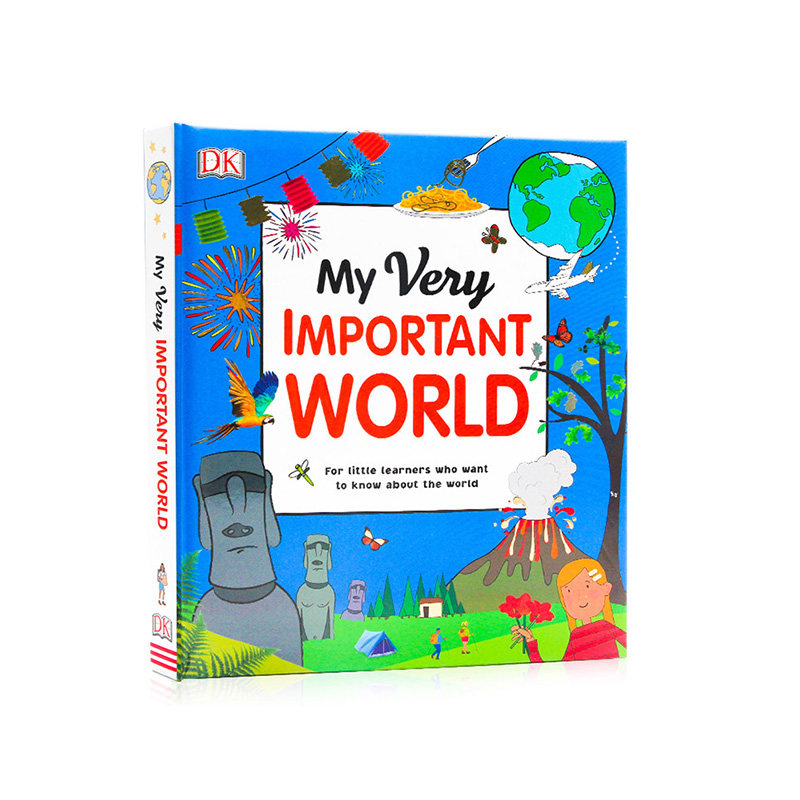 DK少儿科普百科 My Very Important World 这是我们的地球 英文原版 地球科普认知图画书 儿童科普绘本 全彩大开精装