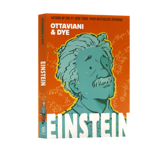 人物传记 英文原版 启蒙励志读物名人传记Jim 爱因斯坦 绘本 全彩精装 Einstein 漫画图像式 中小学课外阅读故事小说书籍 Ottaviani著