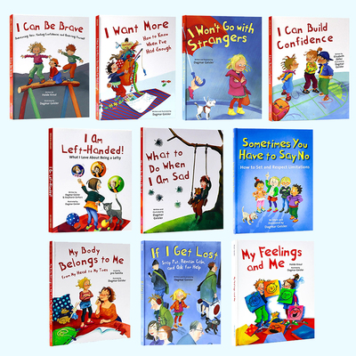 儿童安全教育绘本系列我不跟你走别想欺负我英文原版 I Won't Go With Strangers 反霸凌情绪启蒙自我保护意识培养 Dagmar Geisler