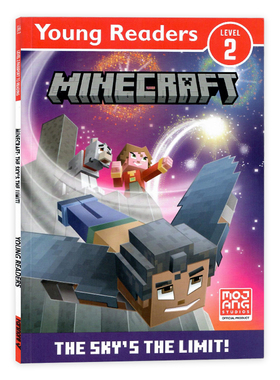 我的世界分级读物2级天空是极限 英文原版绘本 Minecraft Young Readers The Sky’s the Limit 儿童冒险游戏故事书小学生分级阅读