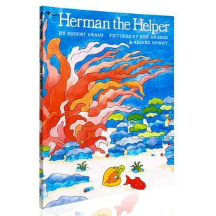 暖心章鱼奇遇记英文原版 Herman the Helper 4-8 岁全彩海洋绘本 儿童英语启蒙认知图画书 培养孩子同理心的经典之作Robert Kraus