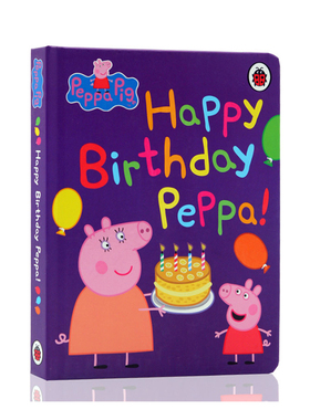 进口英文原版正版 绘本 Peppa Pig小猪佩奇Happy Birthday Peppa 生日快乐粉红猪小妹 儿童精装图画故事书