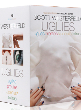 进口英文原版 Uglies 平装4册盒装 Uglies/Pretties/Specials/Extras 丑人四部曲 反乌托邦 青少年科幻小说 Scott Westerfeld