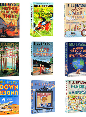 Bill Bryson 比尔布莱森系列 进口英文原版小说 万物简史 小不列颠札记Notes from a Small Island 英语百科全书英式笑话风格