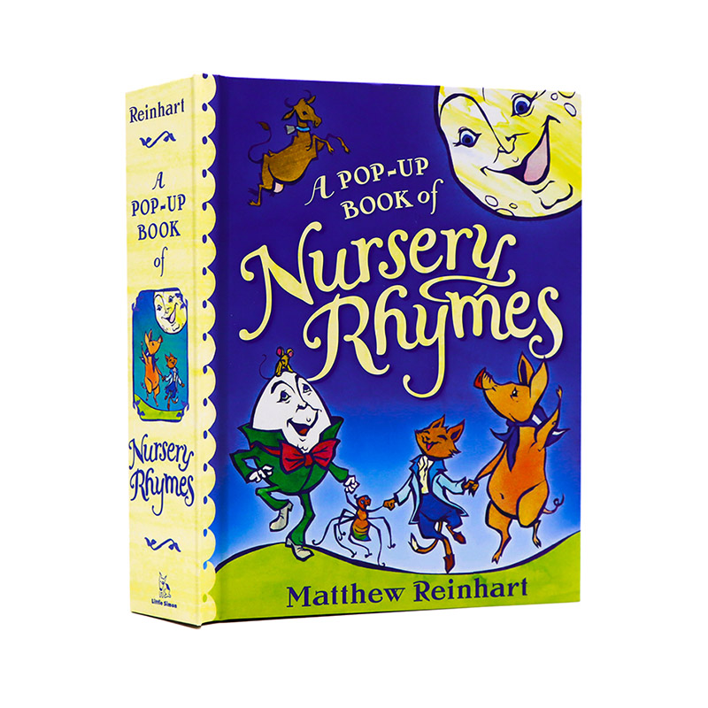 英文原版绘本 儿童歌谣立体书A Pop-Up Book of Nursery Rhymes立体书趣味英语绘本图画书 儿童节礼物 精装收藏 Matthew Reinhart