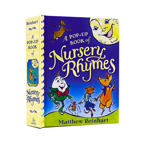 英文原版绘本 儿童歌谣立体书A Pop-Up Book of Nursery Rhymes立体书趣味英语绘本图画书 儿童节礼物 精装收藏 Matthew Reinhart