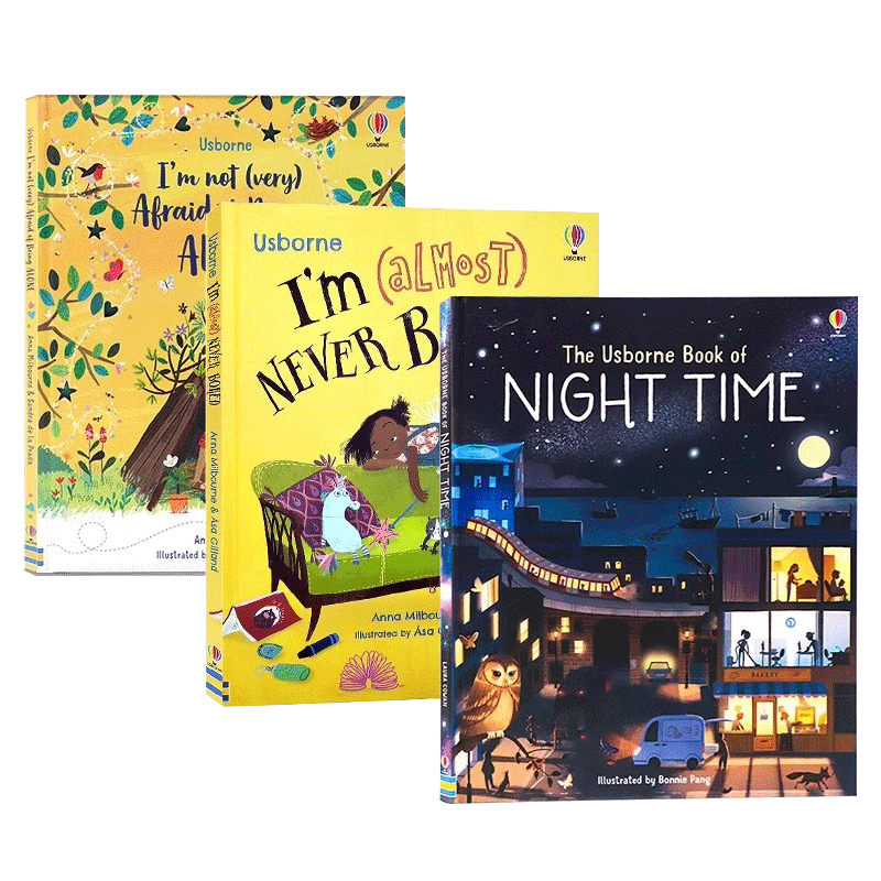 Usborne情商情感克服恐惧三册