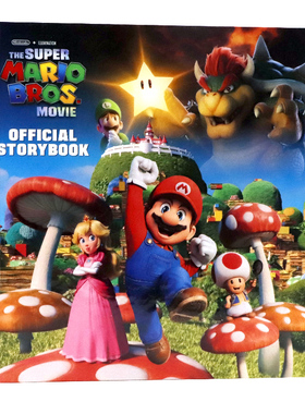 超级马力奥兄弟大电影 官方电影故事书 英文原版 Super Mario Bros. Movie Story 任天堂超级马里奥 幼儿童绘本卡通动画电影故事书