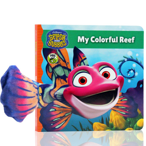 进口英文原版正版 Splash and Bubbles: My Colorful Reef水花和泡泡 多彩的暗礁 作者 Jim Henson Company儿童启蒙纸板图画书