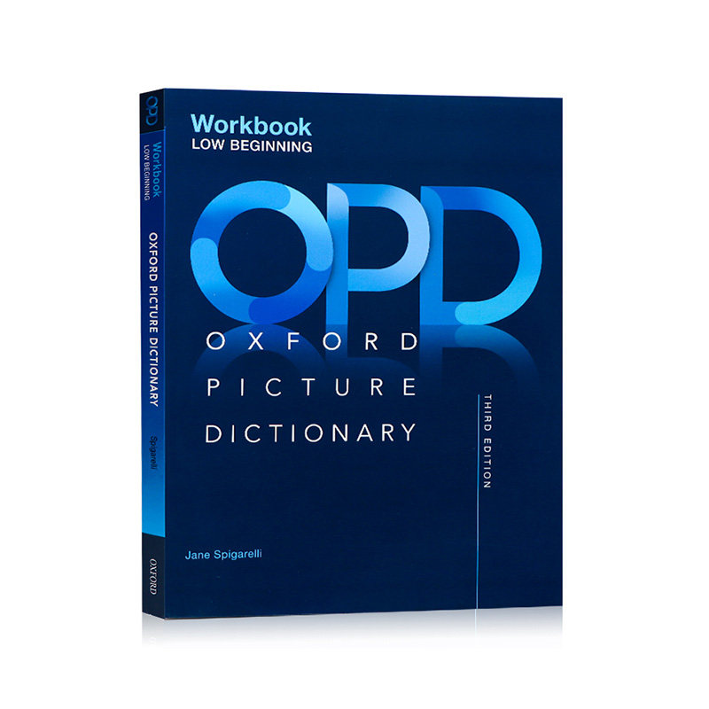 牛津图解词典 初级练习册 第三版 OPD Low-Beginning Workbook 英文原版 Oxford Picture Dictionary 英语词汇 自学教材