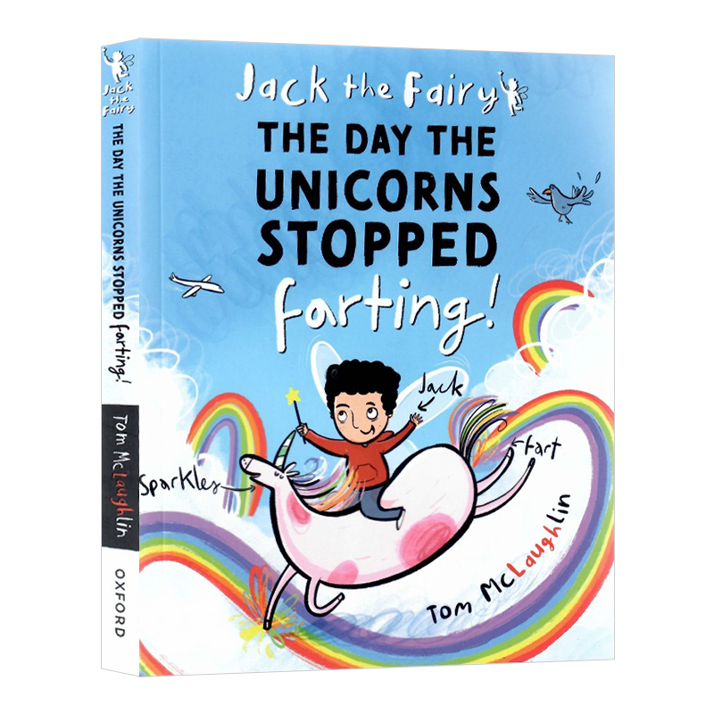 独角兽停止放屁的那一天 英文原版 Jack the Fairy The Day the Unicorns Stopped Farting 青少年英文读物 进口原版书籍