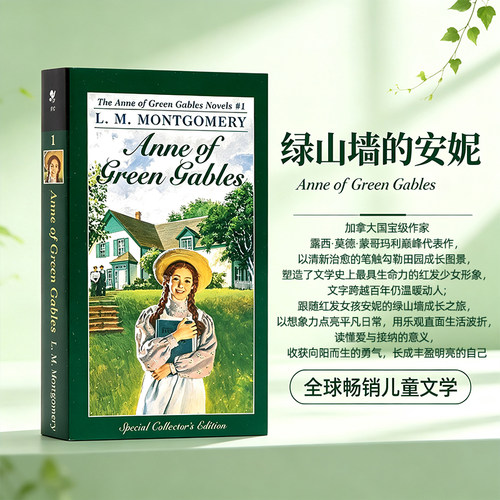 绿山墙的安妮进口原版英文小说
