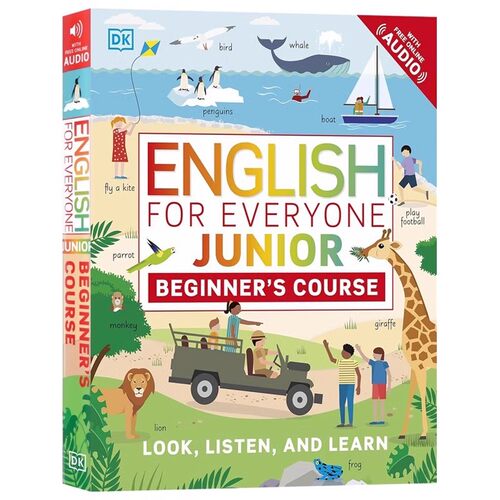 DK人人学英语少儿初级英语入门课程 English for Everyone Junior: Beginner's Course 简单直观教学指南插图图书儿童英语学习