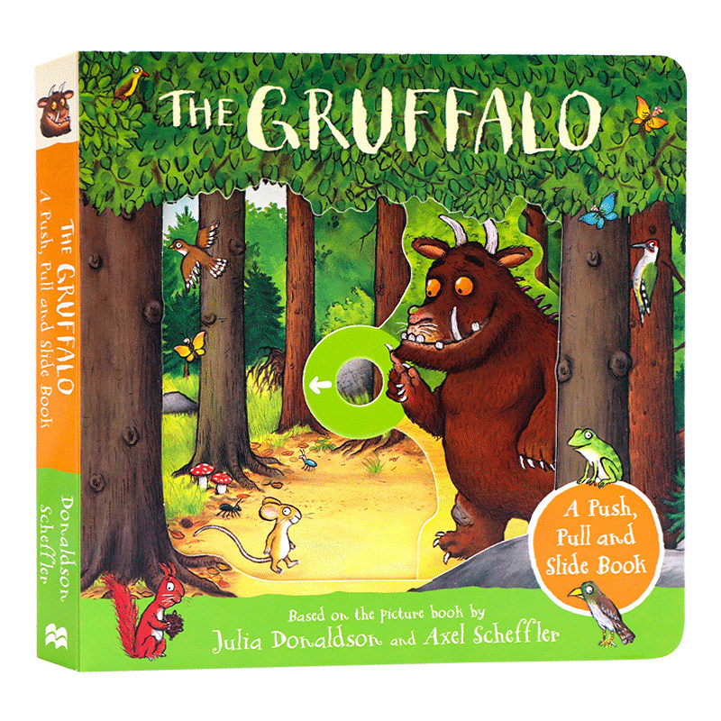 咕噜牛机关操作书英文原版绘本