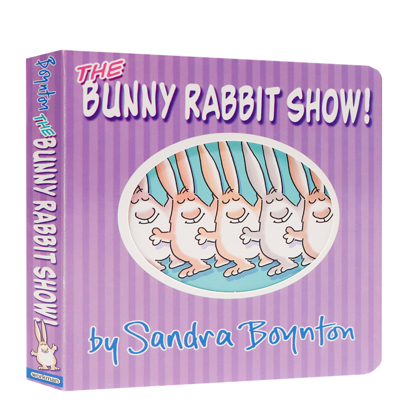 进口英文原版正版 十只兔子表演 bunny rabbit show 名家sandra