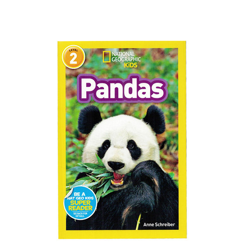 进口英文原版正版绘本National Geographic Kids Level2:Pandas 国家地理分级阅读 少儿科普百科英语童书