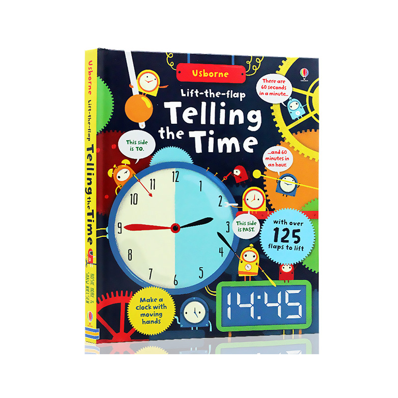 英文原版认识时间翻翻书