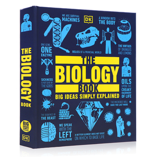 Simply Book 纸精装 Big DK生物学百科 Biology 图解人类生物学百科丛书 全彩铜版 进口英文原版 Explained Ideas The