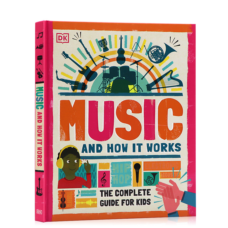 英文原版绘本 DK 音乐及其运作原理 Music and How it Works 精装系列 儿童亲子家庭音乐学习绘本 7-9岁年龄段儿童音乐入门启蒙书