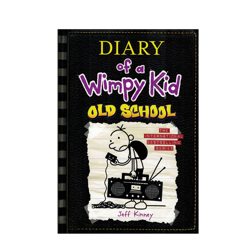 进口英文原版正版 diary of a wimpy kid 10 old school 小屁孩日记