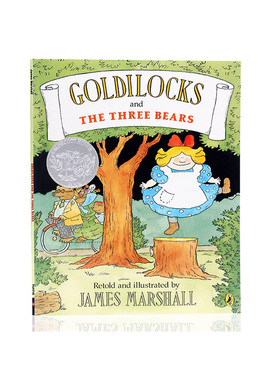 进口英文原版正版绘本 Goldilocks and the Three Bears 金发姑娘和三只小熊 凯迪克银奖 吴敏兰绘本书单 睡前儿童故事书