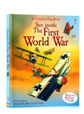 Usborne出品 看里面系列之一战 See Inside The First World War  英文原版绘本儿童百科翻翻书立体书童书英语早教