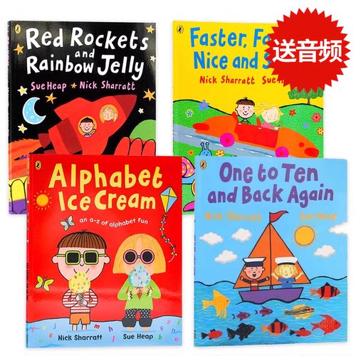 英文原版数数儿童英语启蒙图画书