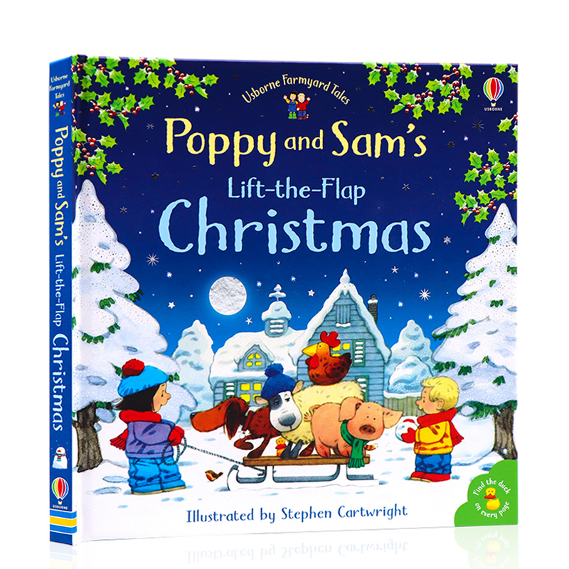 圣诞节翻翻书英文原版