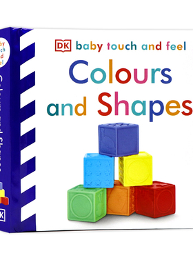 DK宝宝触摸书 颜色和形状 进口英文原版 Baby Touch and Feel Colours and Shapes 纸板书  儿童英语启蒙认知 亲子共读