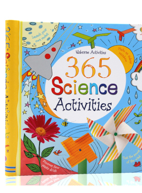 Usborne 365 Science Activities 365个科学小实验活动册 进口英文原版正版  Usborne 儿童科学绘本 动手实践