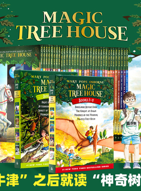 神奇树屋英语原版 magic tree house 英文原版书籍 神奇树屋英文版 treehouse桥梁章节书美国中小学课外阅读儿童探险文学小说进口