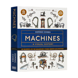 Visual History 建造测量和修复世界 Chinea DK出品机器视觉历史百科全书英文原版 硬件工具指南百科科普读物Dom Machines