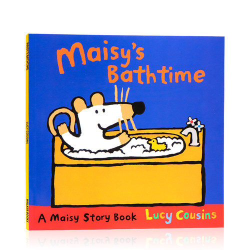 英文原版绘本 Maisy's Bathtime 小鼠波波的洗澡时间 儿童习惯养成绘本 幼儿英语早教启蒙认知性格养成 生活场景体验 平装图画书