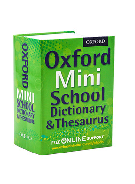 进口英文原版正版迷你牛津词典同义词字典 Oxford Mini School Dictionary and Thesaurus工具书一书两用轻巧便携儿童课外学习用书