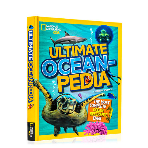 英文原版 美国国家地理 National Geographic Kids Ultimate Oceanpedia 海洋百科 儿童科普百科全书 精装全彩大开本 英语课外阅读
